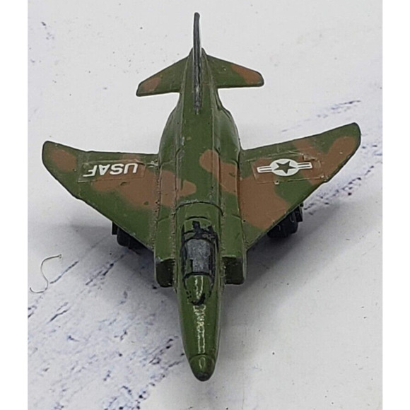 Vintage Tootsie Toy US Air Force Diecast Metal Aircraft Military Fighter Jet - Picture 2 of 7